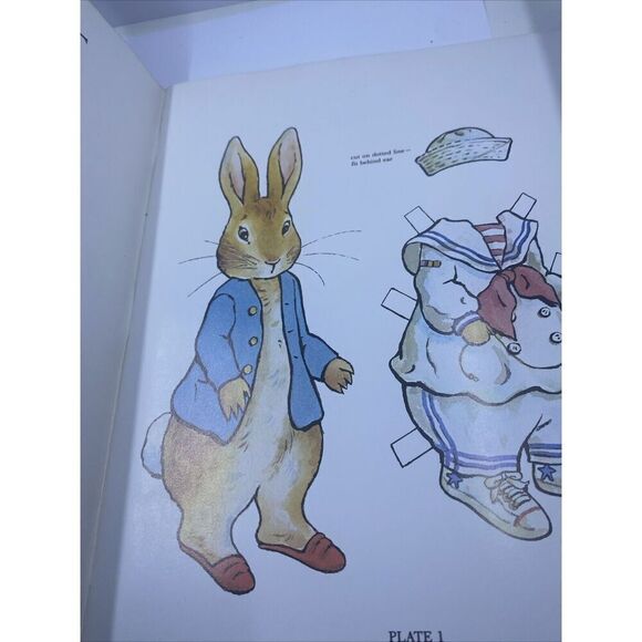 Vintage Peter Rabbit Paper Dolls Full Color Kathy Allert Uncut 1982 - Picture 12 of 12